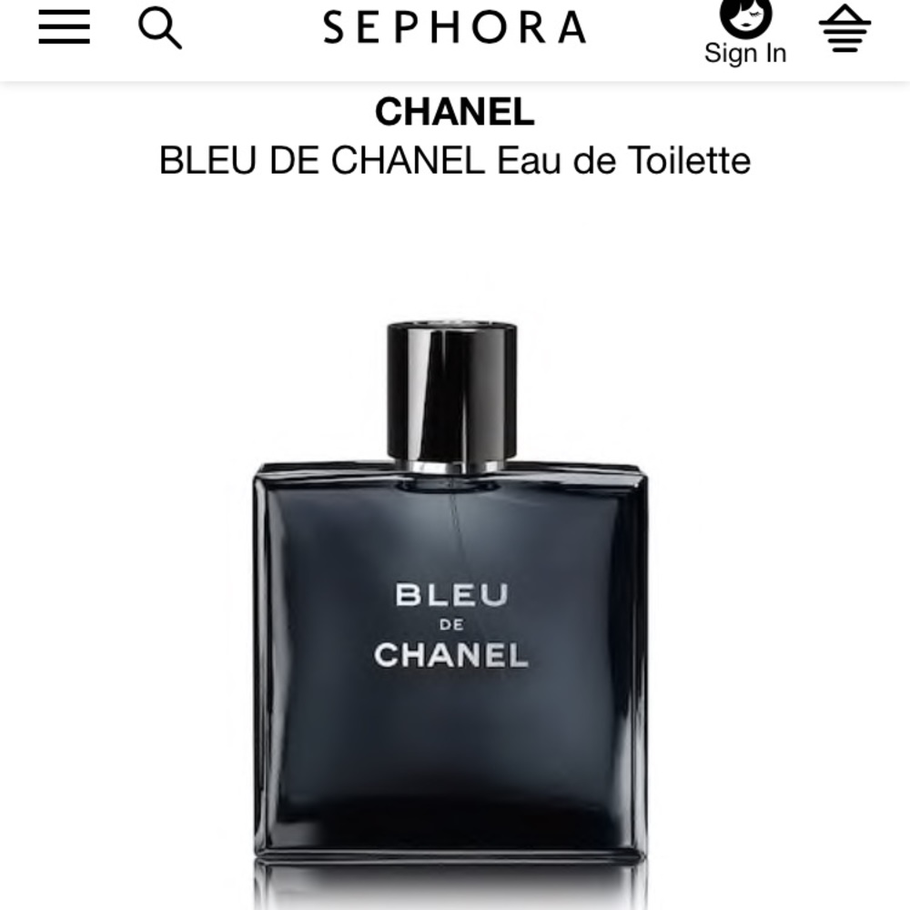 NWOT Bleu de Chanel Eau de Toilette